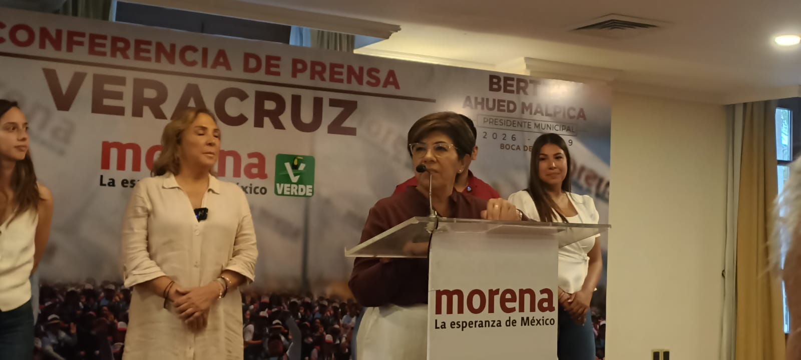 Rosa María Hernández Espejo se declara virtual ganadora de la contienda en Veracruz puerto