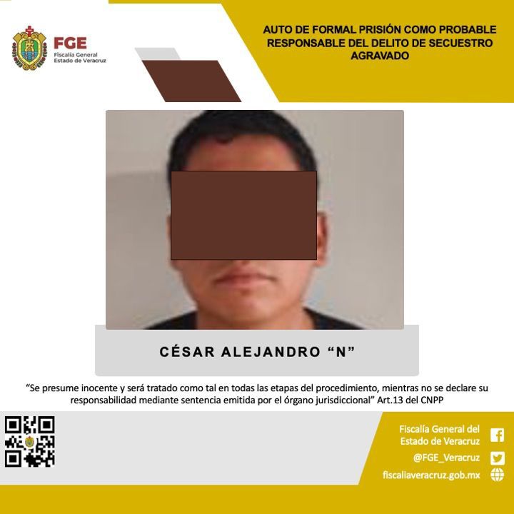 Dictan auto de formal prisión por secuestro de hijo de fundadora del Colectivo Solecito