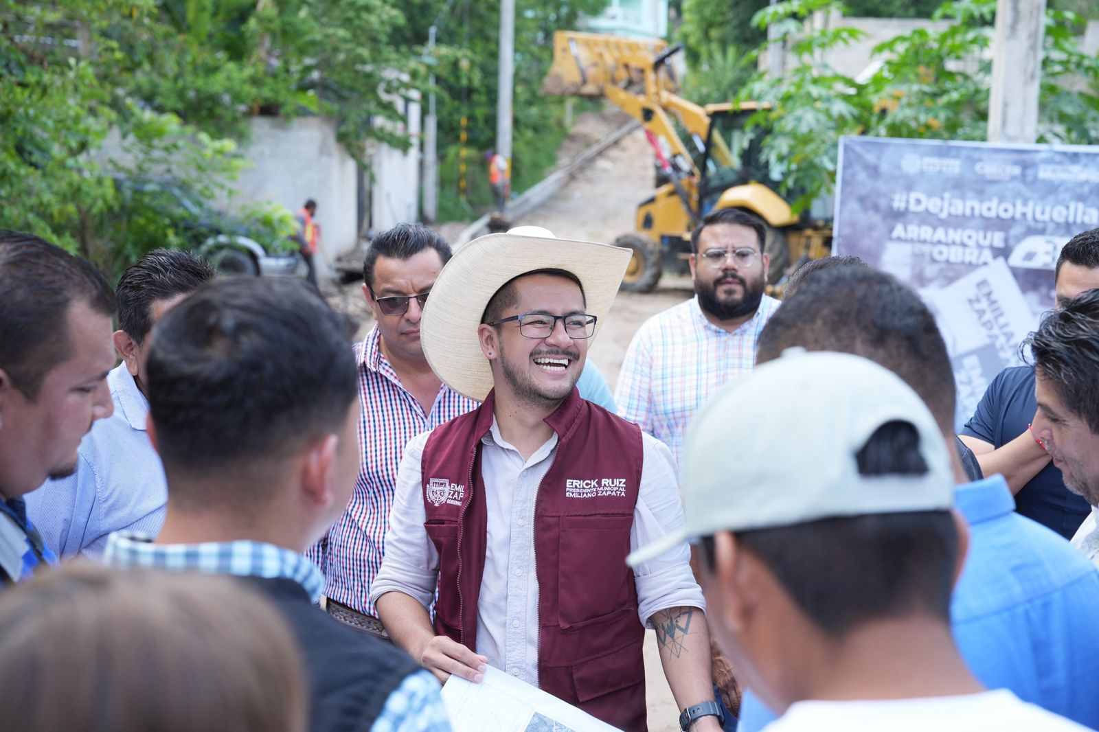 Arranca Ayuntamiento de Emiliano Zapata rehabilitación de vialidades con impacto social