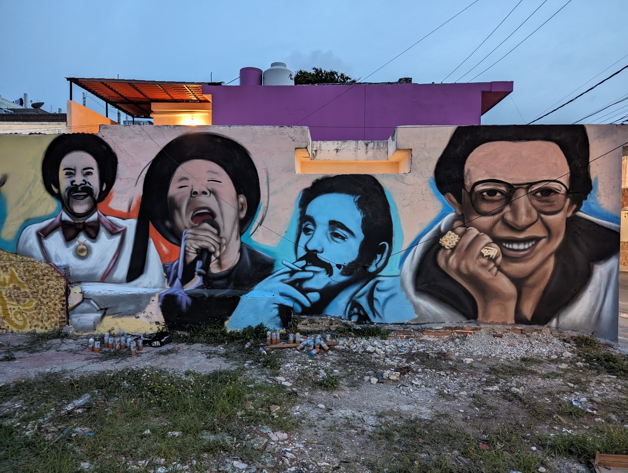 Inauguran mural Influencias de la salsa en Veracruz en el Barrio de La Huaca