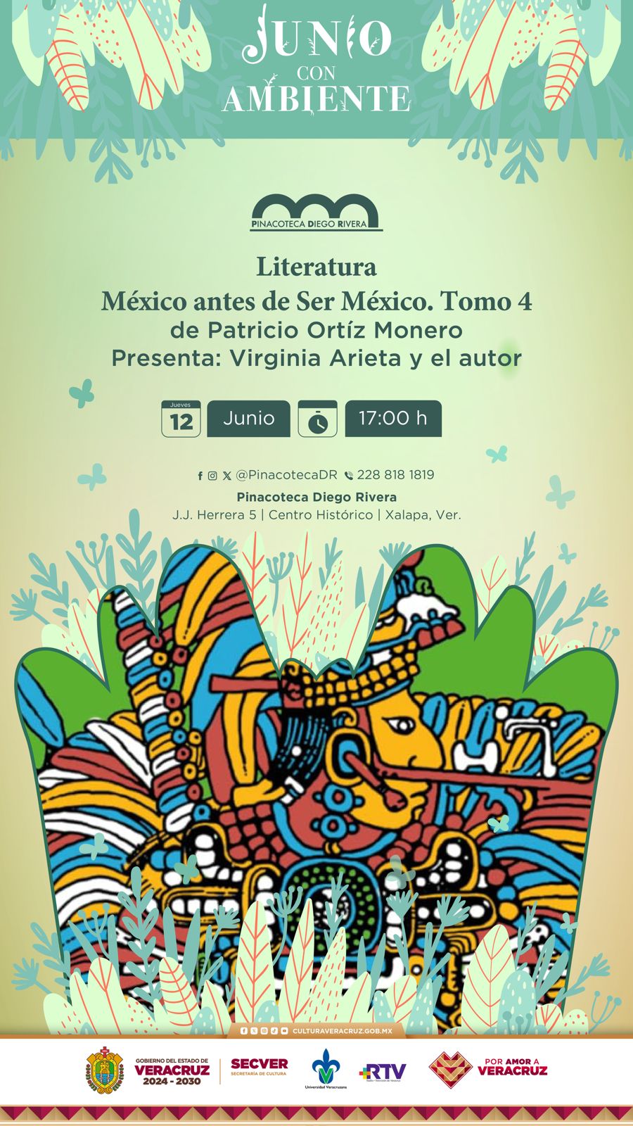 En Junio con Ambiente presentan México antes de Ser México, de Patricio Ortíz Monero