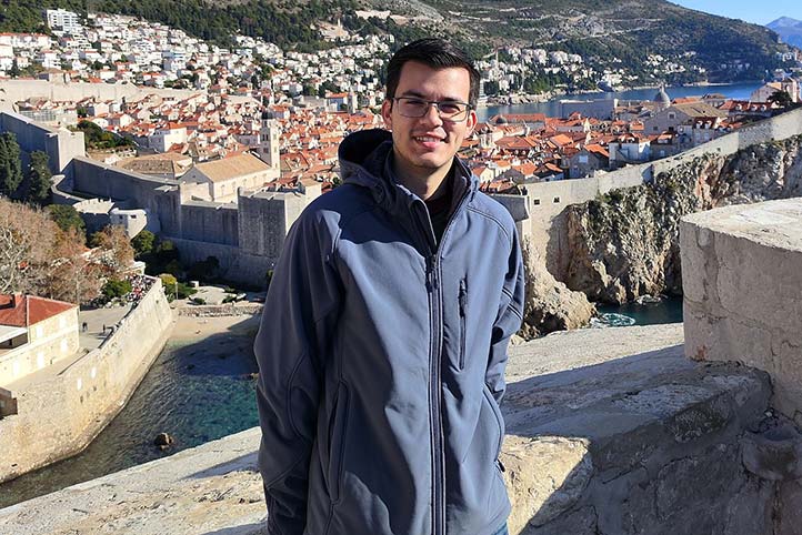 Estudiante UV realizó movilidad en la Universidad Dubróvnik, en Croacia