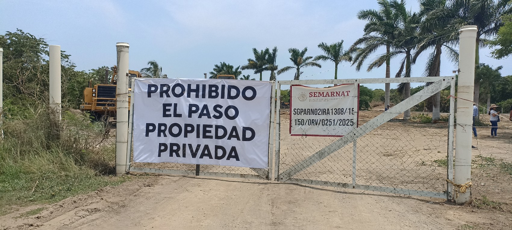 Profepa supervisa construcción de fraccionamiento a orillas de Arroyo Moreno; descartan daño al mangle