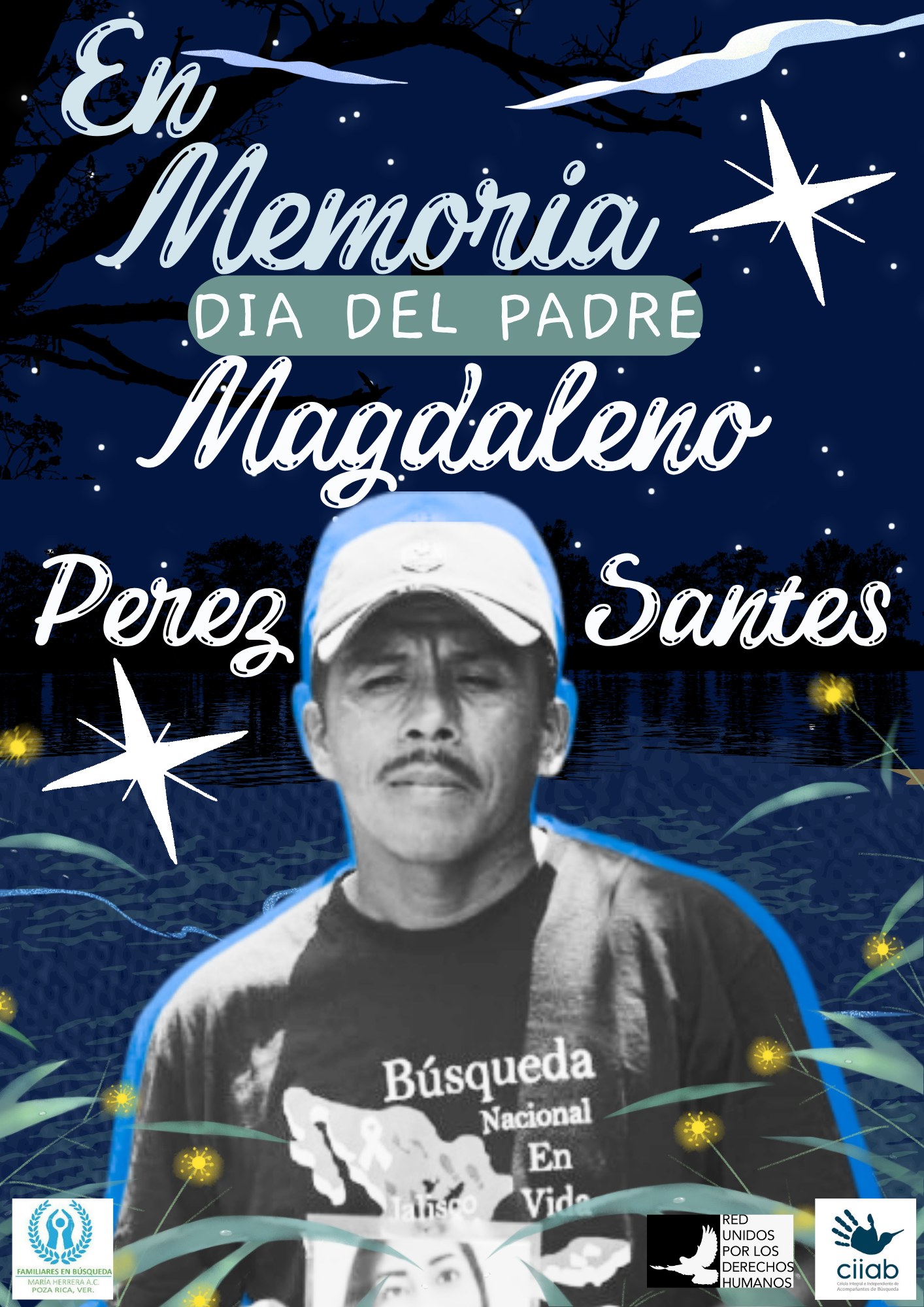 En el Día del Padre, recuerdan a Maleno, padre buscador asesinado
