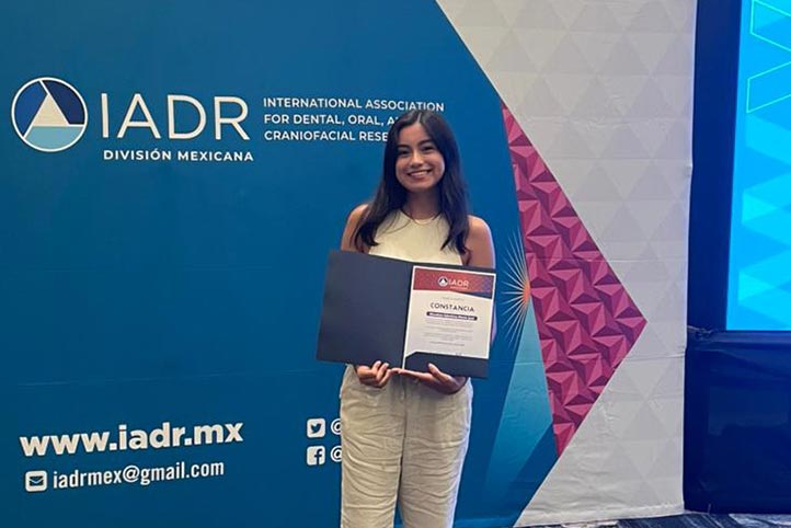 Alumna UV ganó premio nacional de investigación en odontología