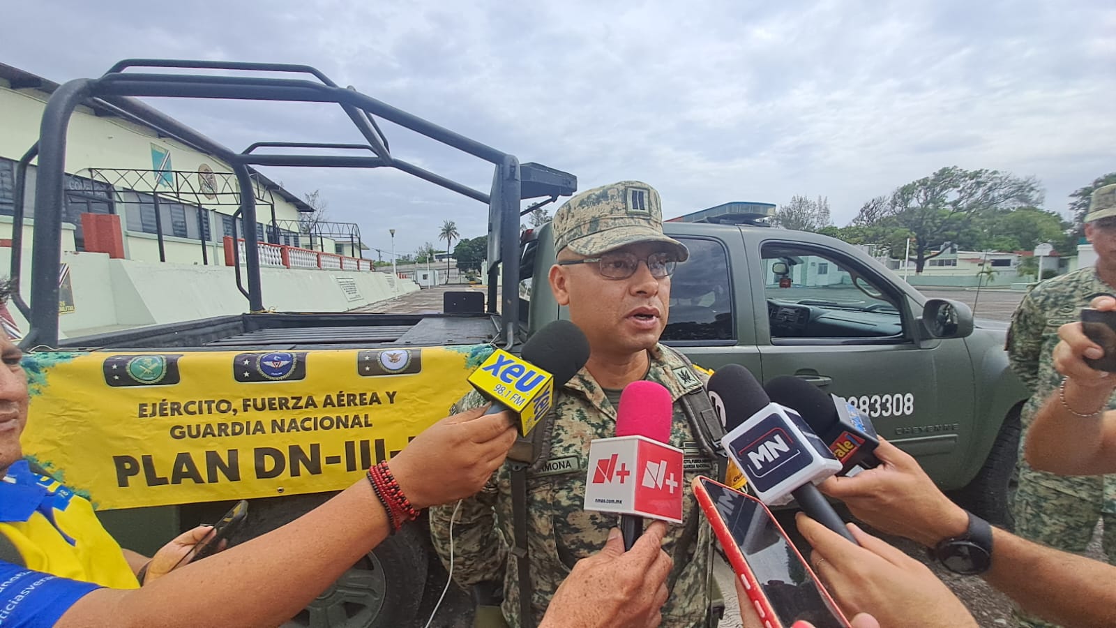 Se declara listo el 83 Batallón de Infantería para apoyar a la población en caso de inundación