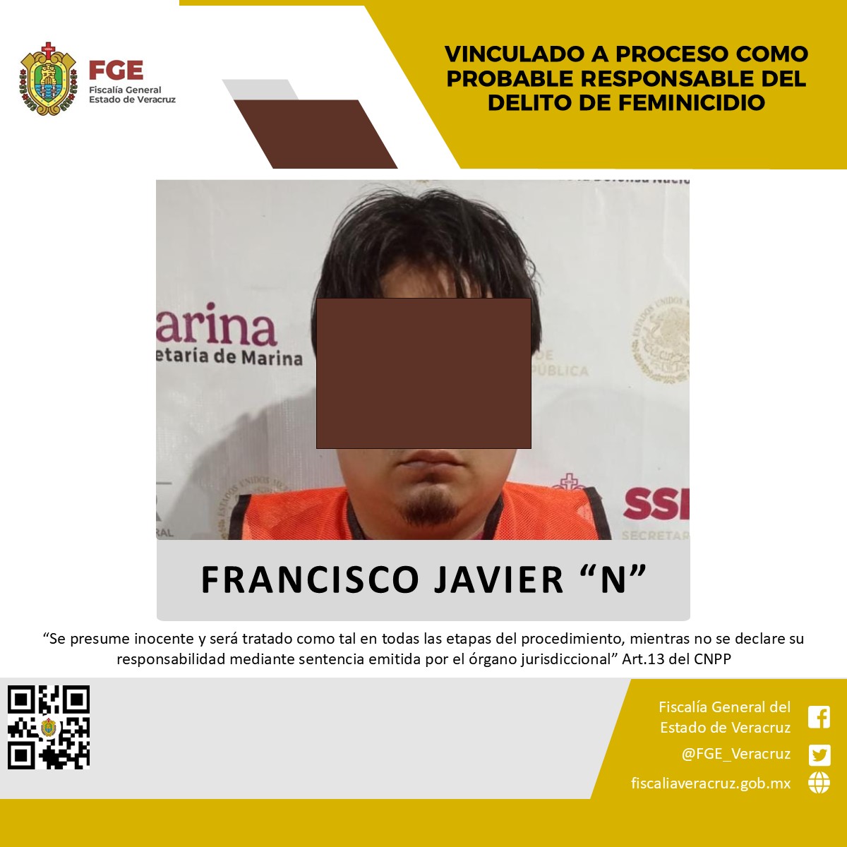 Vinculan a proceso a presunto feminicida de Alejandra Guadalupe, adolescente asesinada en Fortín