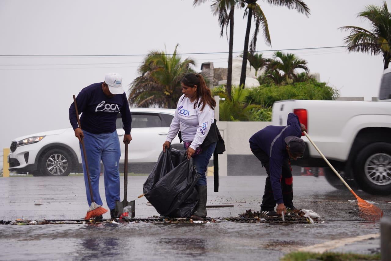 Fuerza de Tarea Municipal atiende contingencia en Boca del Río: Alcalde JM Unánue