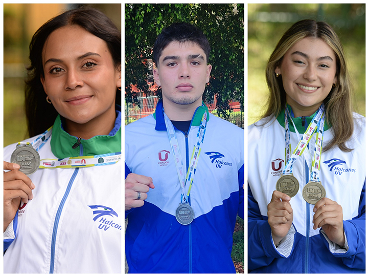 Deportistas UV ganaron 68 medallas en Universiada Nacional