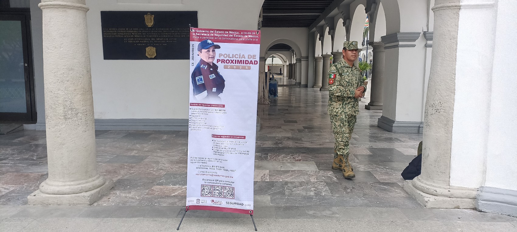 Reclutan a veracruzanos para desempeñarse como policías de proximidad en el EdoMex
