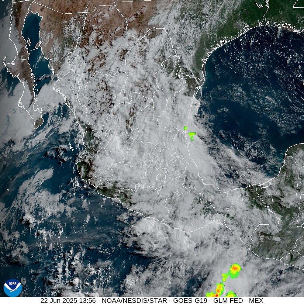 Continuará lloviendo este inicio de semana en Veracruz, con tendencia a disminuir