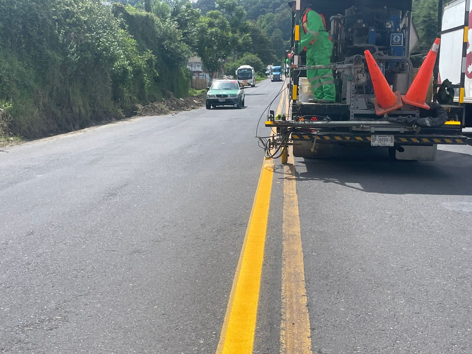 SICT instalará señalamiento horizontal en mil 627 kilómetros de carreteras de Veracruz