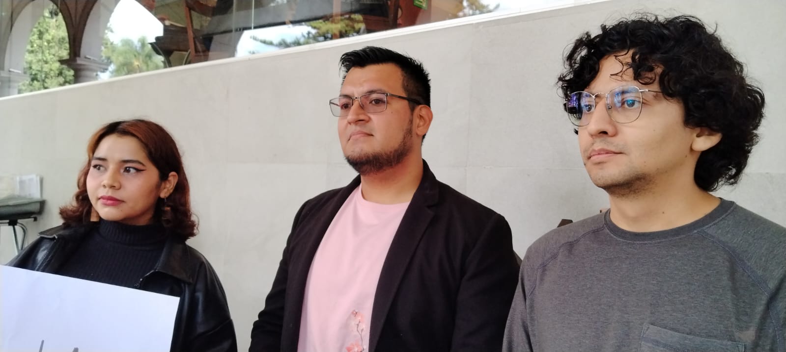 Artistas y activistas xalapeños exigen al gobierno federal romper relaciones con Israel