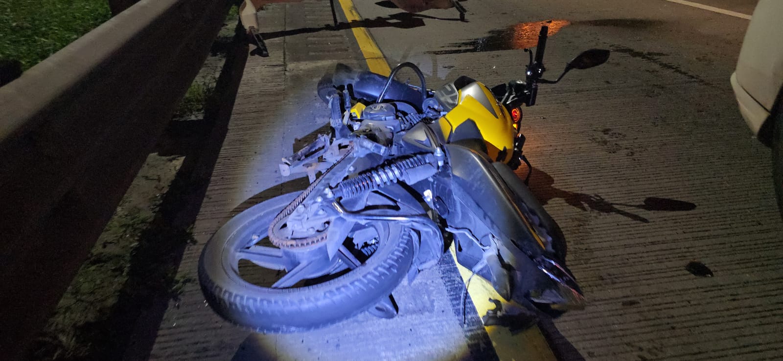Fallece joven motociclista herido en accidente múltiple en la autopista Córdoba-Fortín