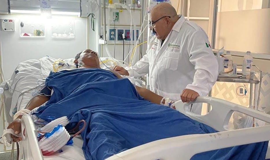 Convalecen en Poza Rica dos de los cinco voladores de Papantla lesionados tras caída en Tihuatlán