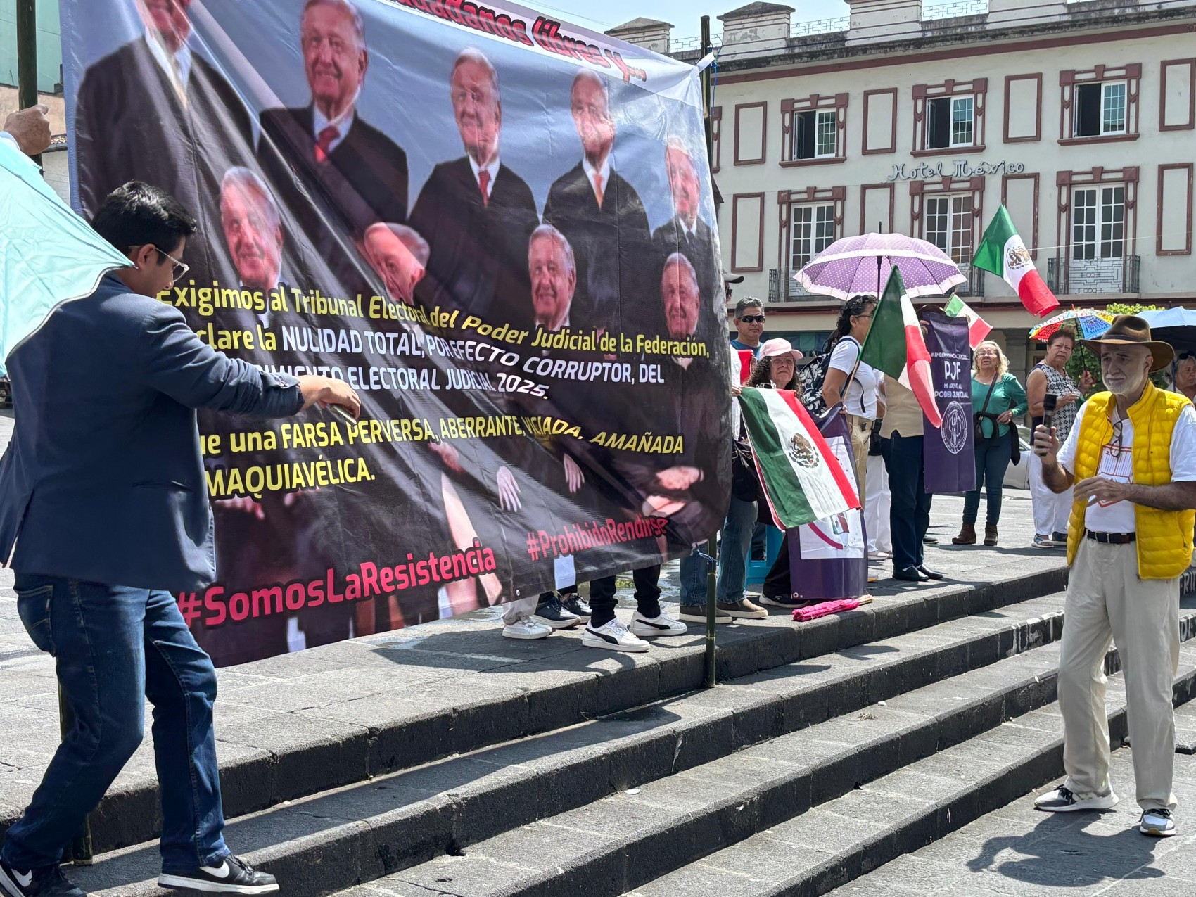 Grupos civiles exigen al TEPJF la nulidad de la elección judicial