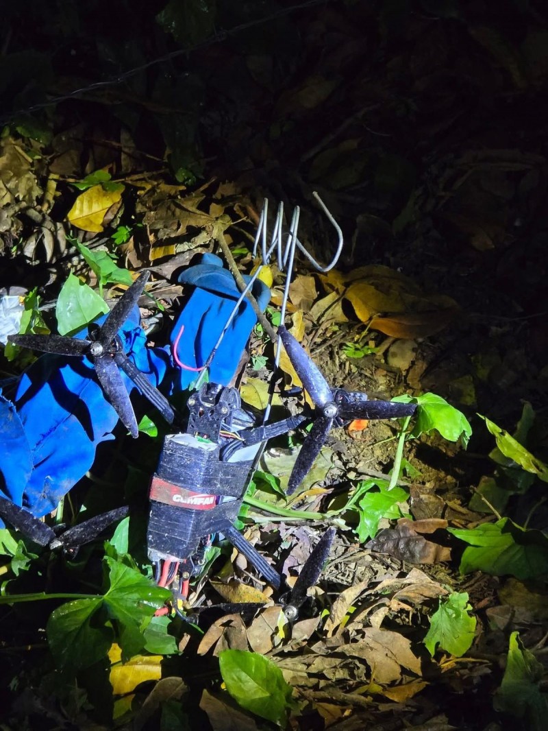 Movilización en Coxquihui por dron con explosivo