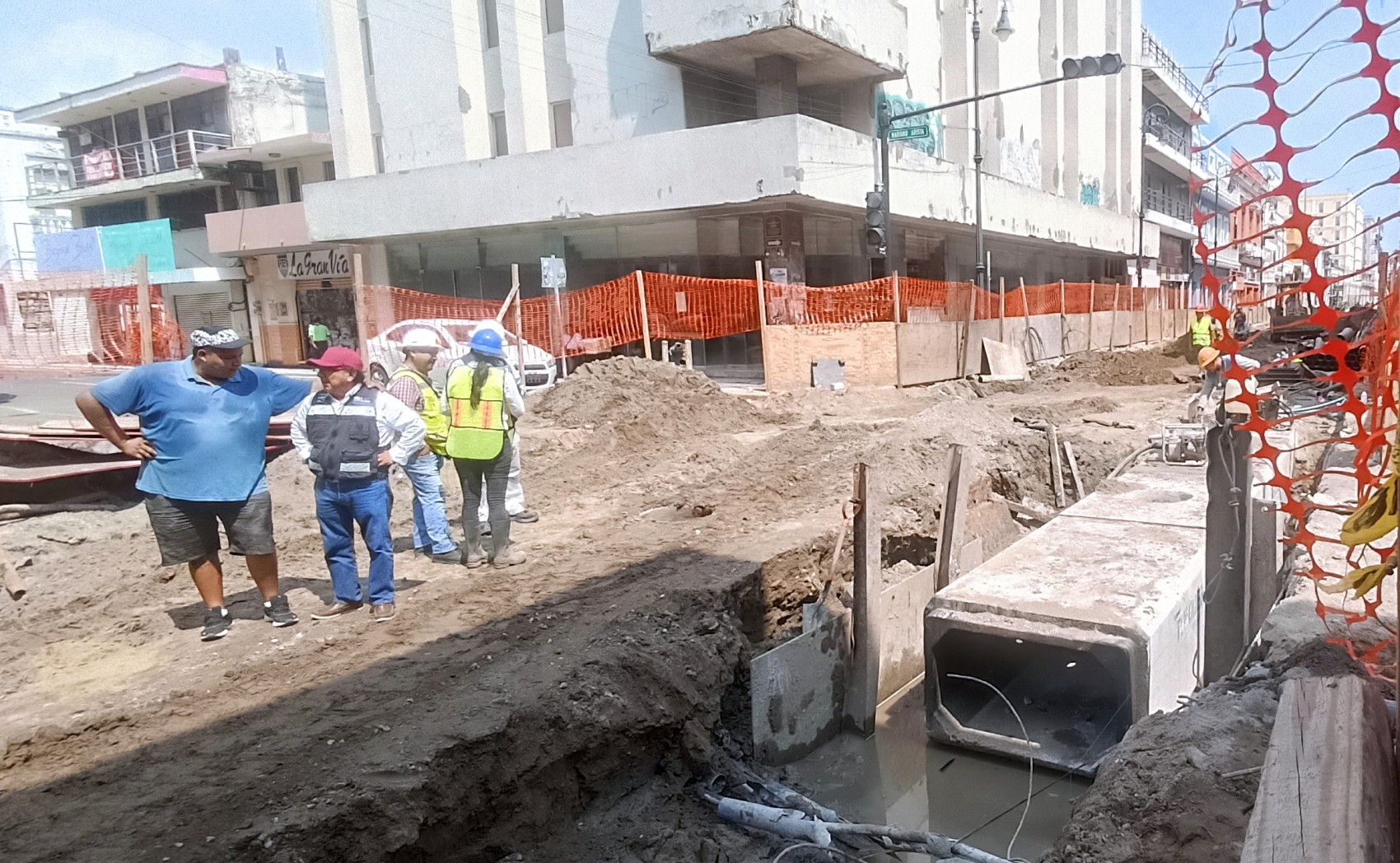 Centro Histórico de Veracruz lleva 50 % de avance en su segunda etapa de rehabilitación