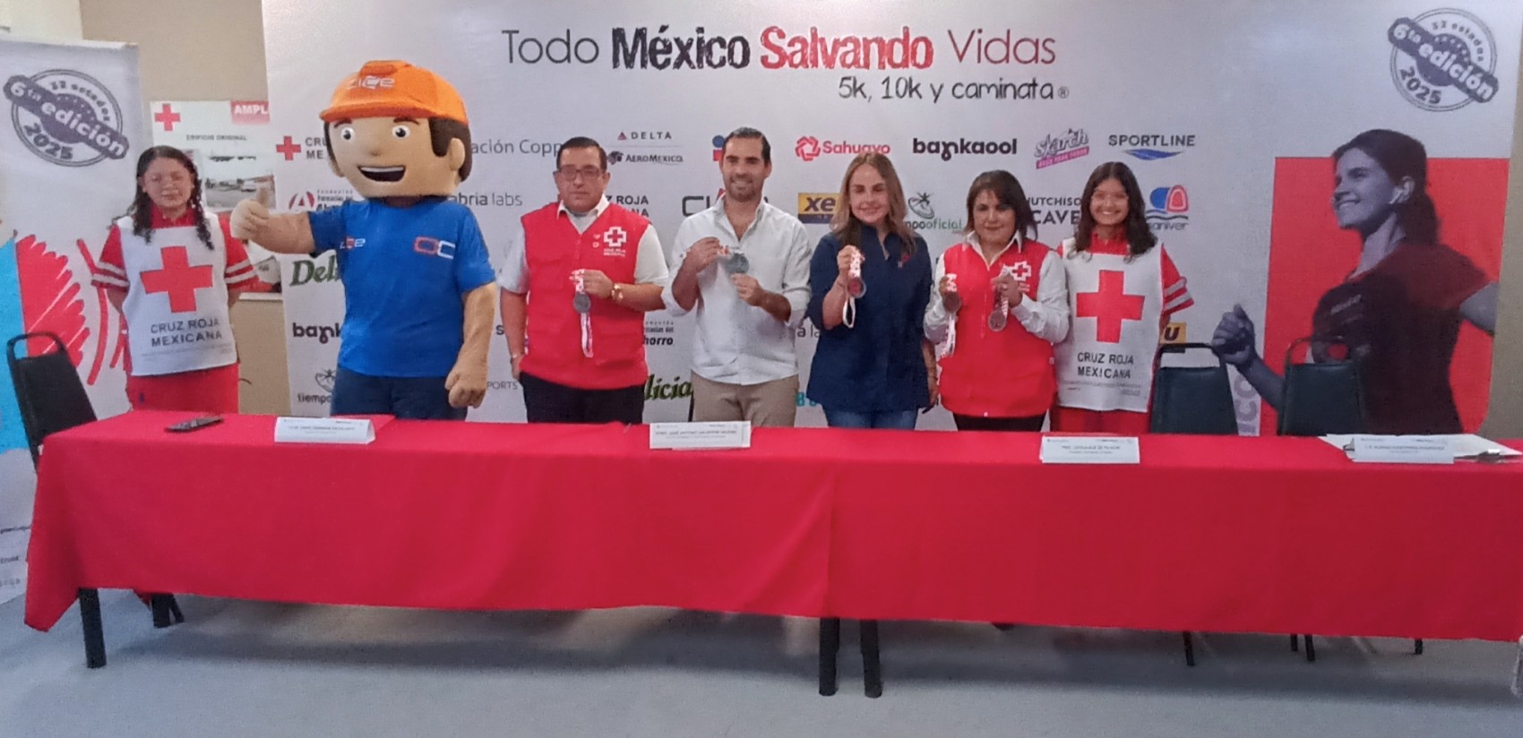 Cruz Roja invita a participar en la sexta edición de la carrera  Todo México Salvando Vidas 2025