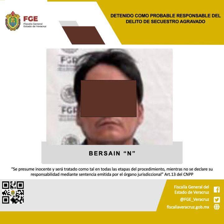 Detienen a ex candidato de Movimiento Ciudadano por secuestro agravado en Rafael Delgado