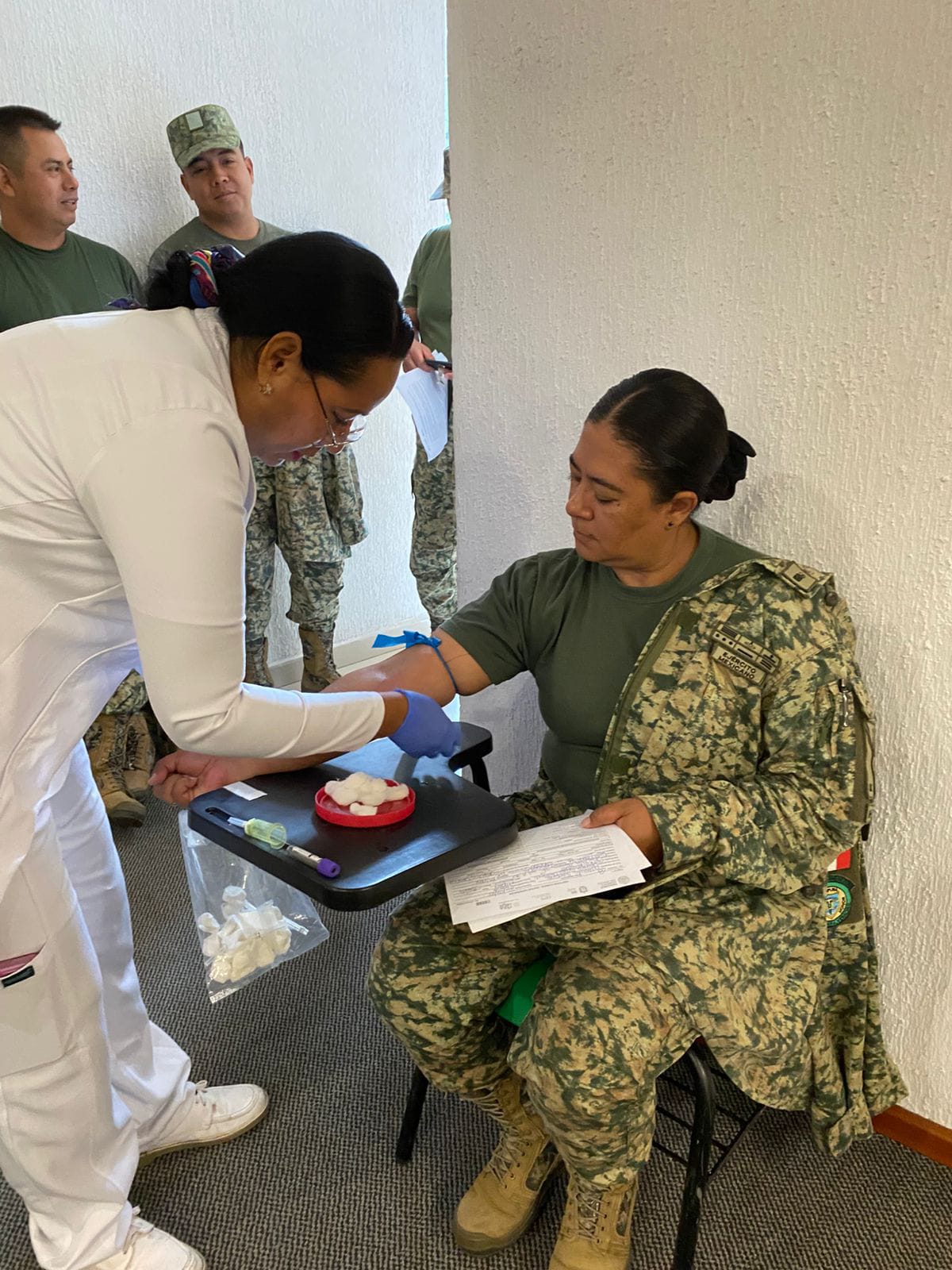 Realizan jornada de donación de sangre en el Hospital Militar de Zona La Boticaria