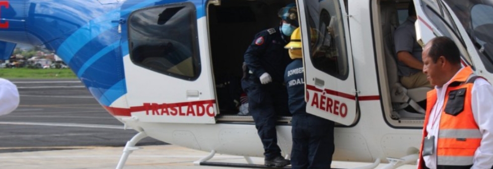 Trasladan vía aérea a paciente en estado crítico de Veracruz a hospital del ISSSTE en Hidalgo