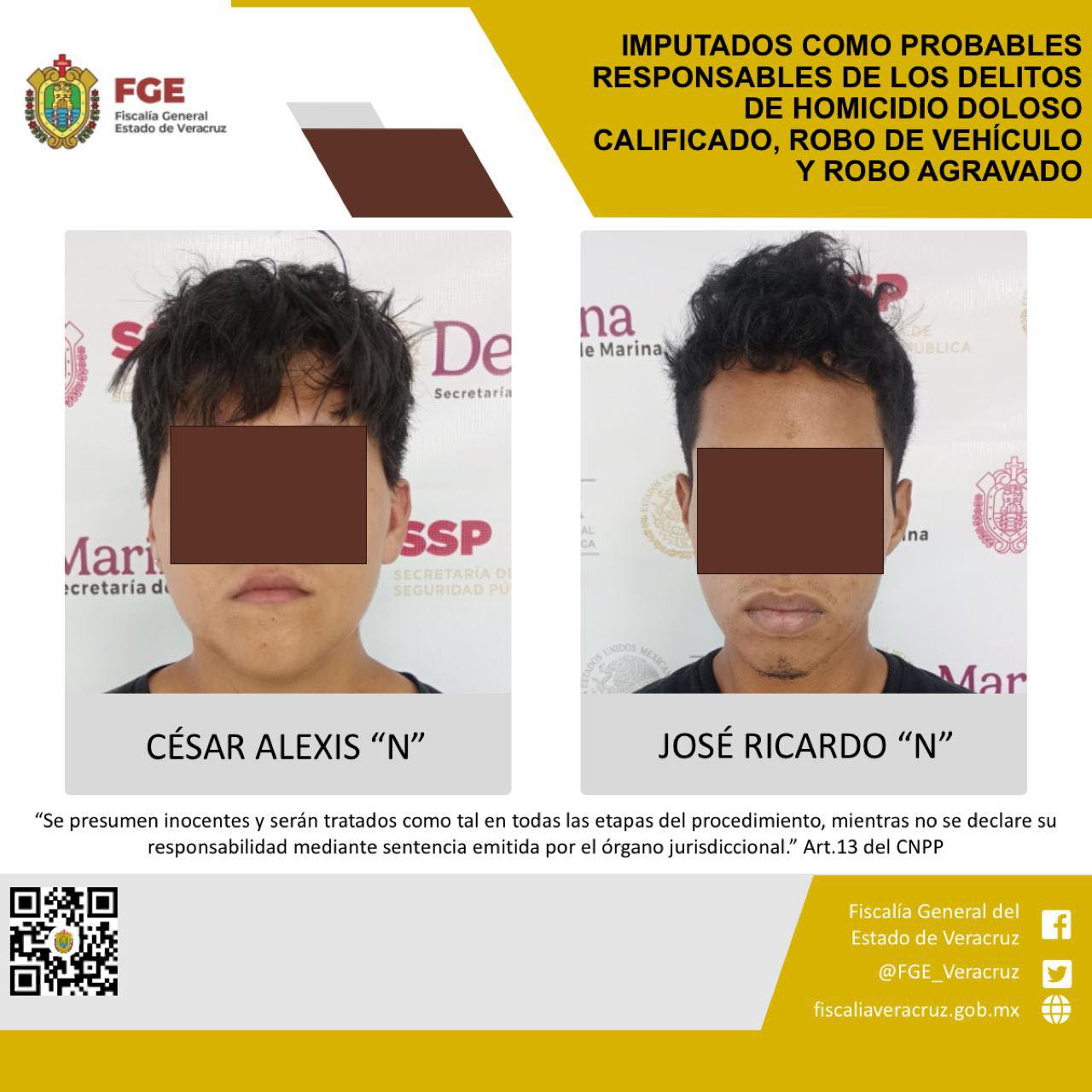 Detienen a dos presuntos responsables del homicidio de odontólogo en Veracruz
