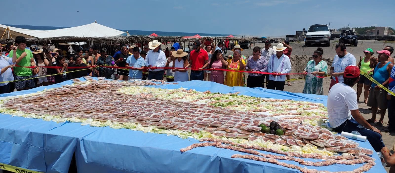 Todo listo para el Festival del Camarón Más Grande del Mundo en playa Juan Ángel