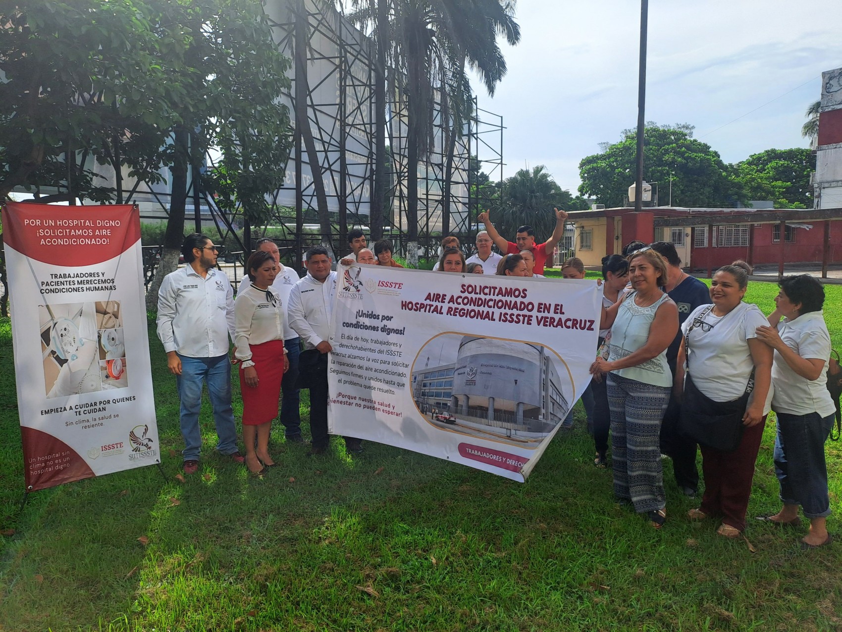 Exigen reparar aire acondicionado en Hospital Regional del ISSSTE en Veracruz