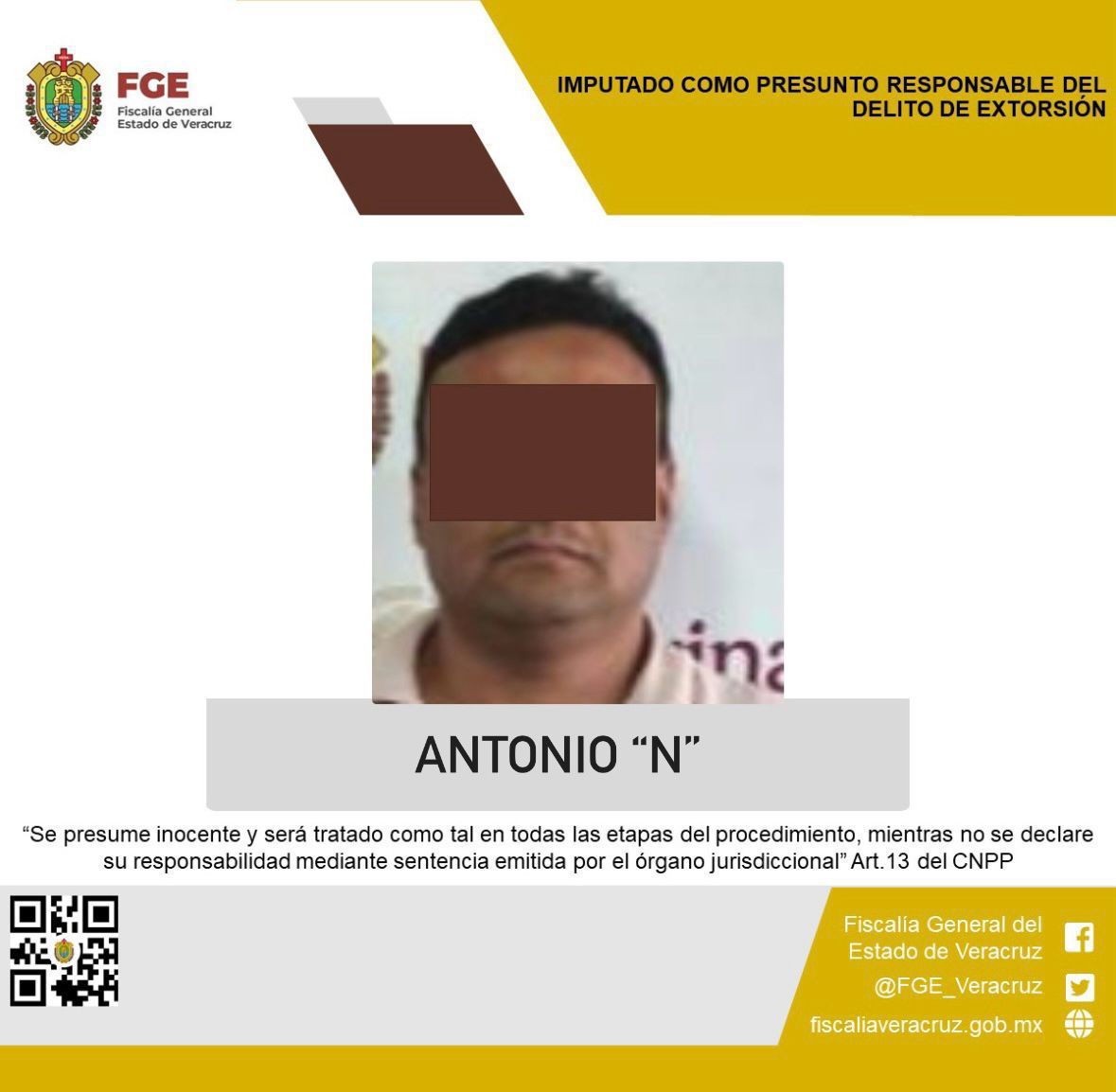 Detienen a policía municipal de Xalapa por el presunto delito de extorsión