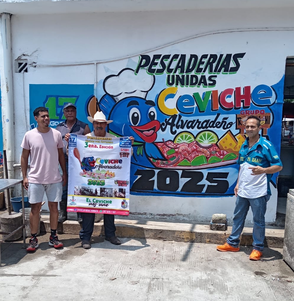 Alvarado se prepara para el Tercer Festival del Ceviche este domingo 17 de agosto