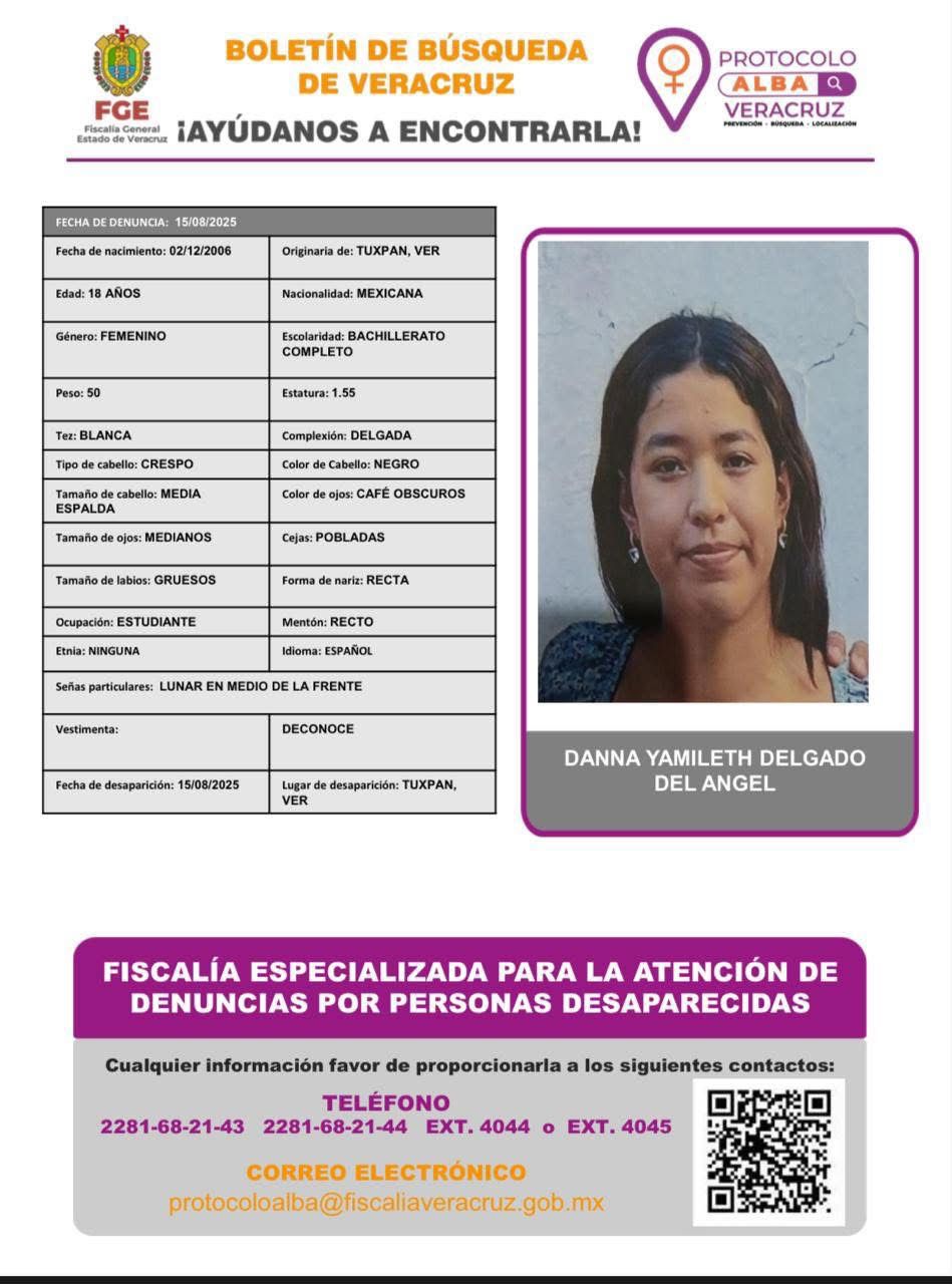 Dos jóvenes mujeres desaparecen en el norte de Veracruz
