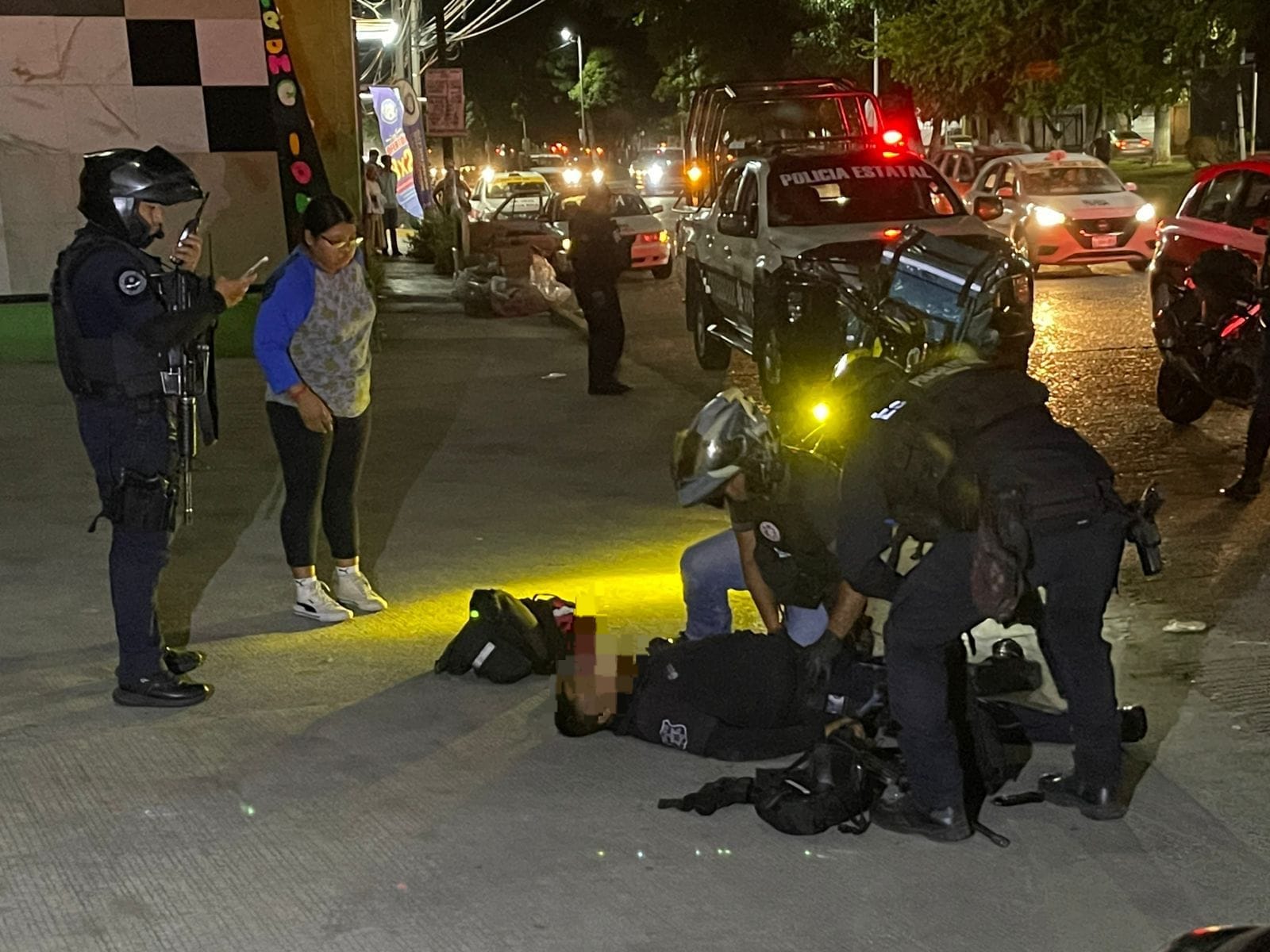 Policía herido de bala en intento de asalto en Poza Rica