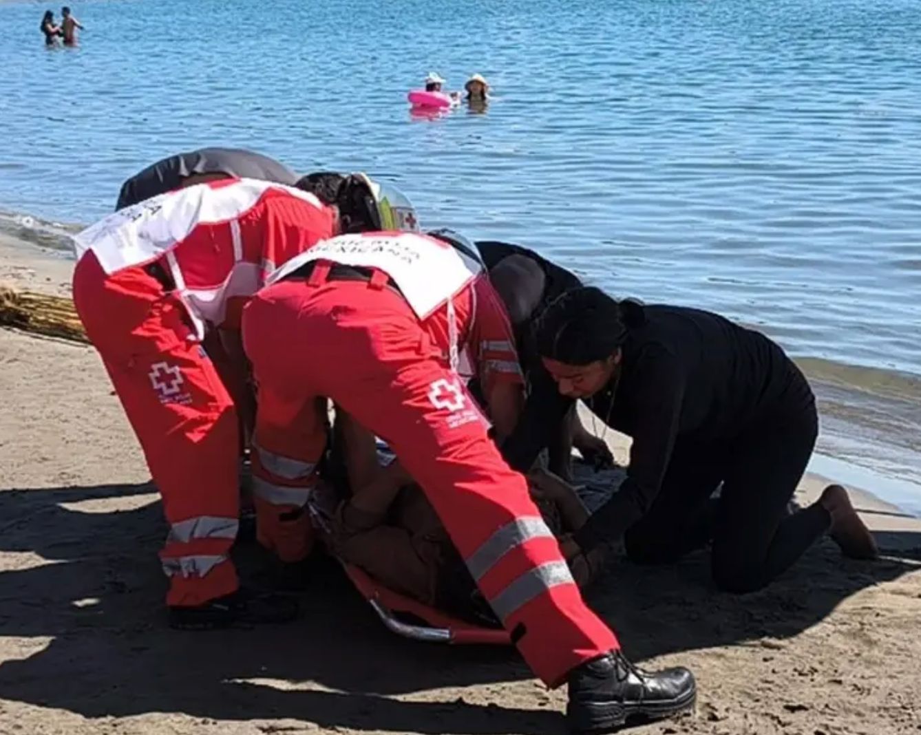 Mujer de 63 años rescatada en playas de Villa del Mar, Veracruz
