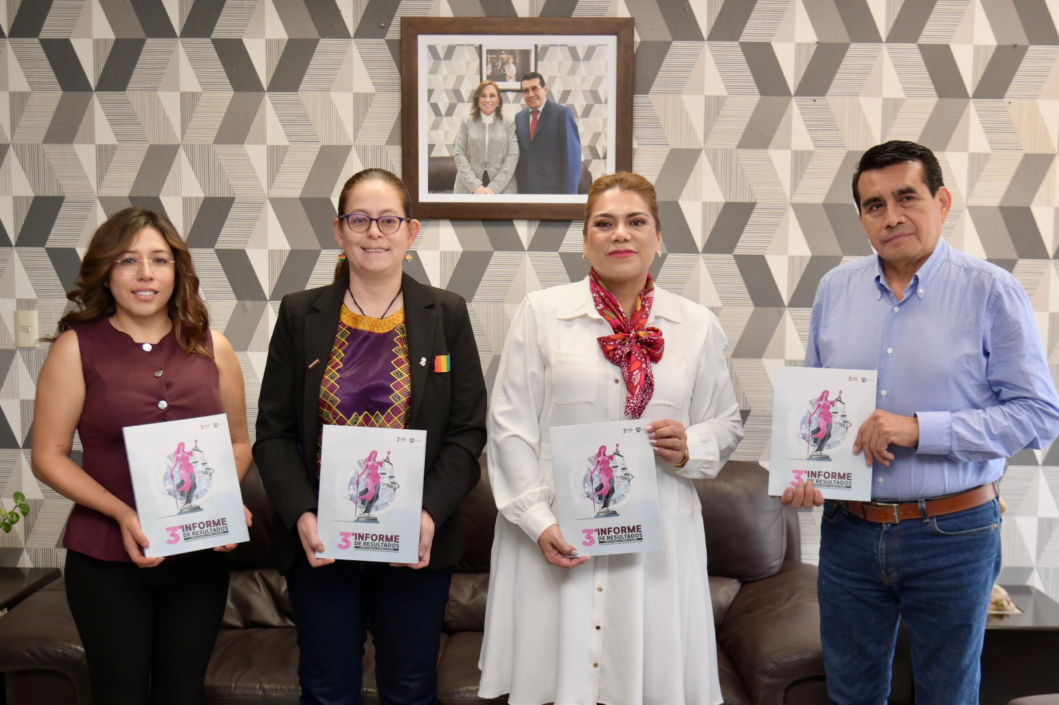 Entrega la Magistrada Presidenta Lisbeth Aurelia Jiménez Aguirre su Tercer Informe de Actividades al Congreso del Estado