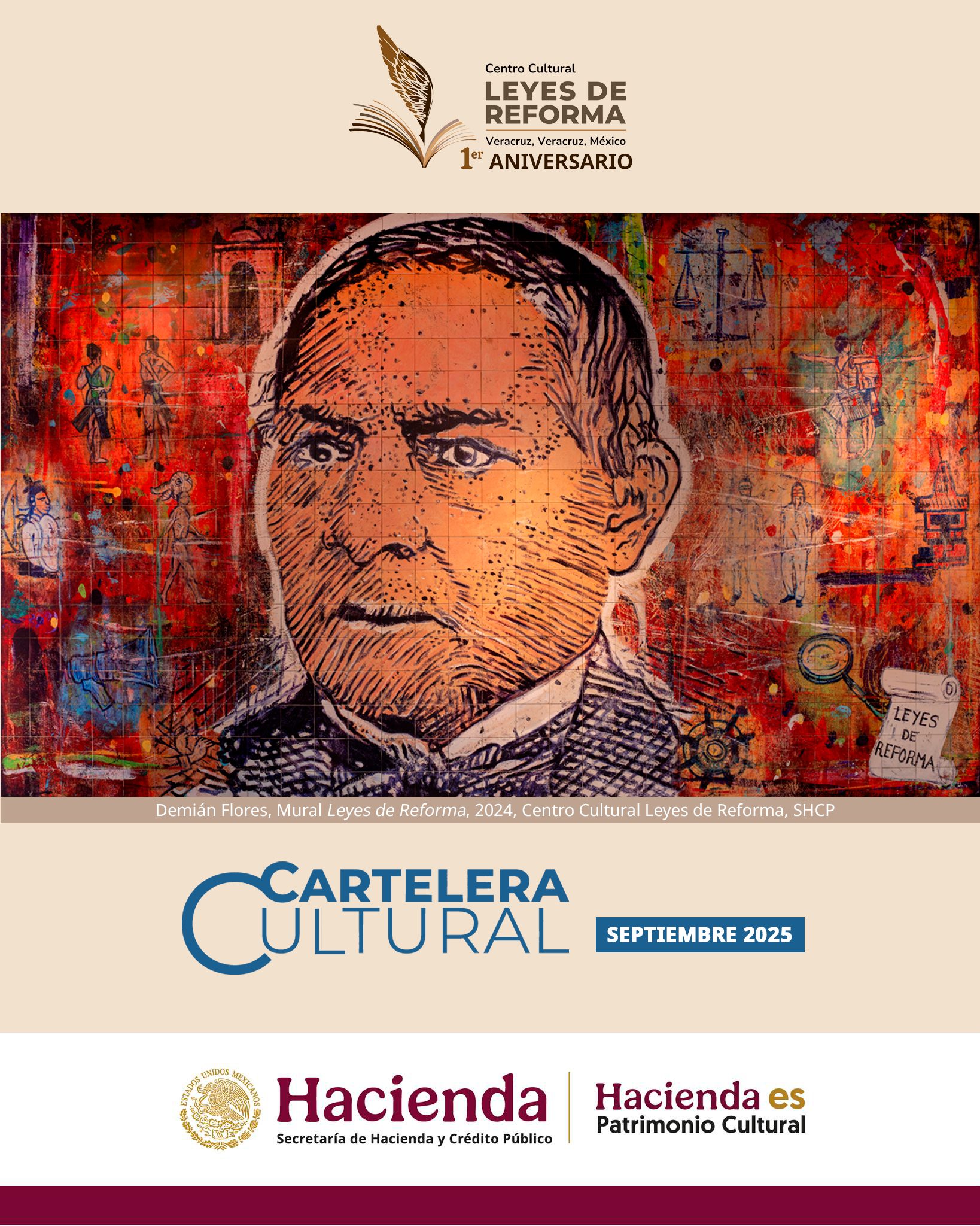 Celebra el Centro Cultural Leyes de Reforma Primer Aniversario