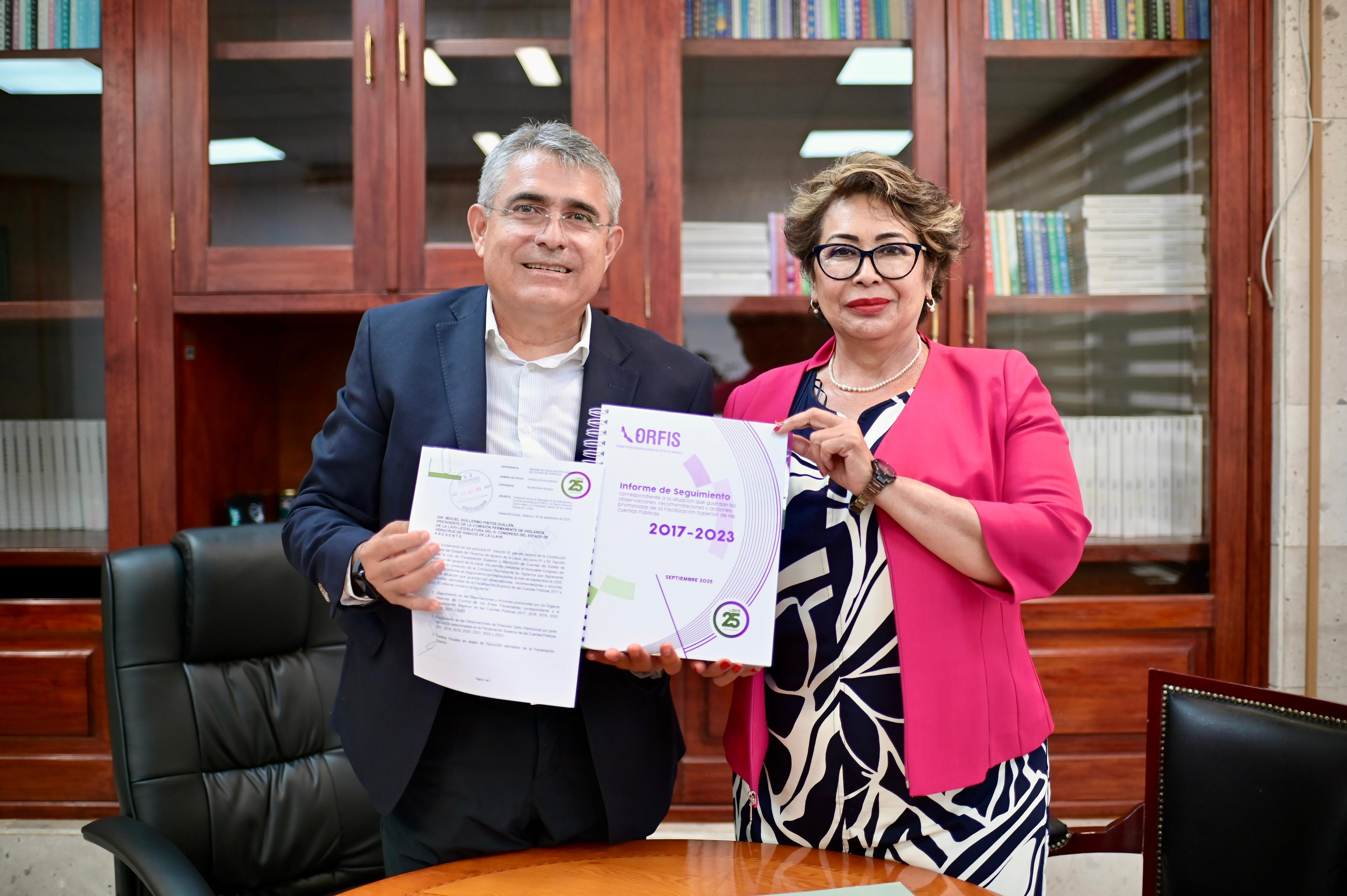Recibe Comisión de Vigilancia informes de seguimiento 2017-2023 de cuentas públicas