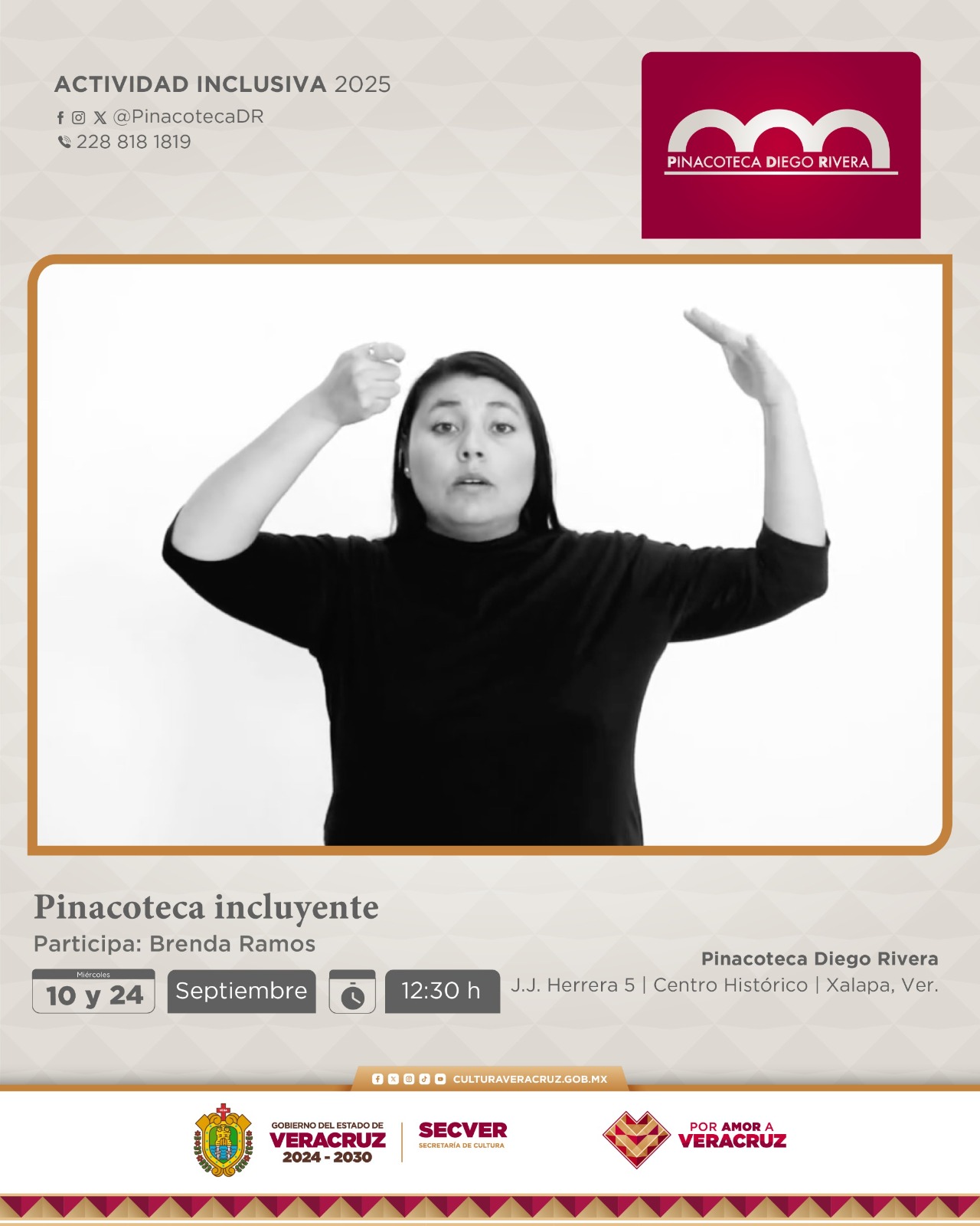 SECVER invita a recorridos especiales en la Pinacoteca