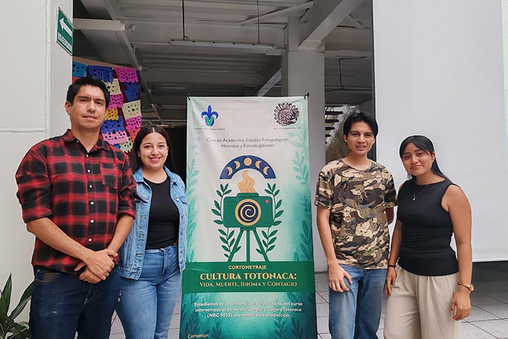 Estudiantes UV dieron voz a cosmovisión totonaca en cortometraje