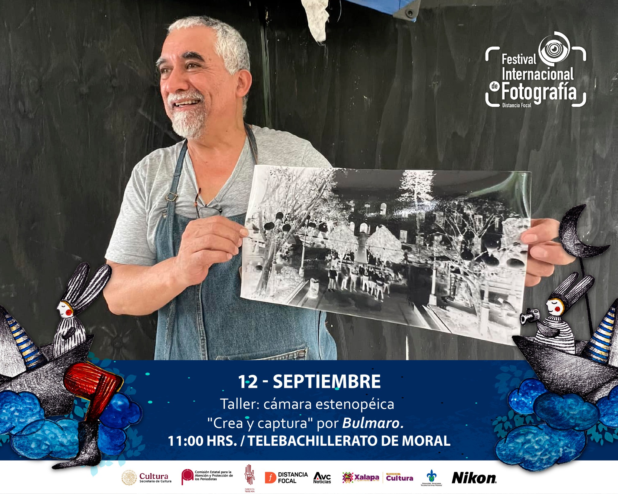 Taller Crea y captura con Bulmaro en Distancia Focal 2025, este 12 de septiembre