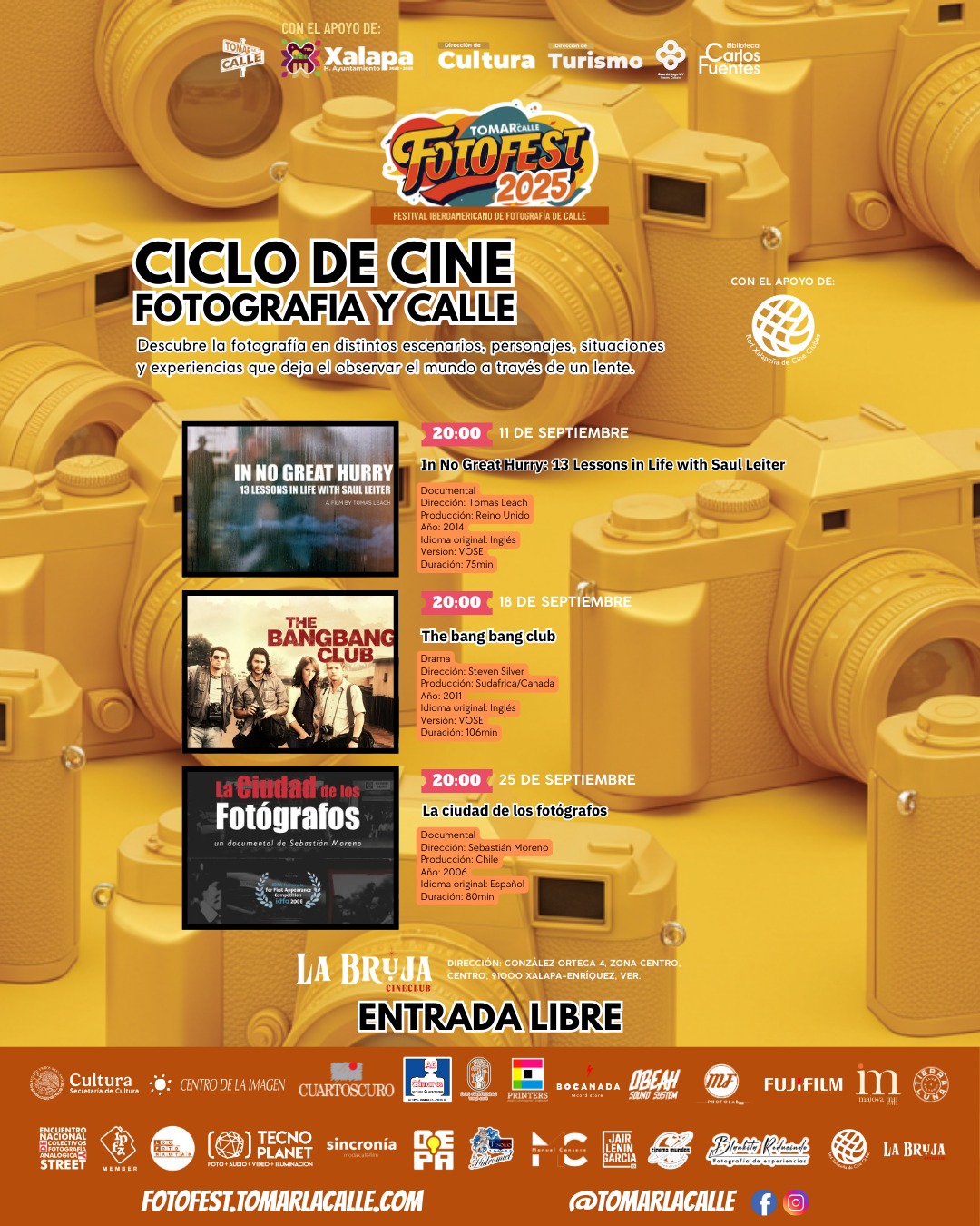 Ciclo de Cine Fotografía y Calle en Xalapa