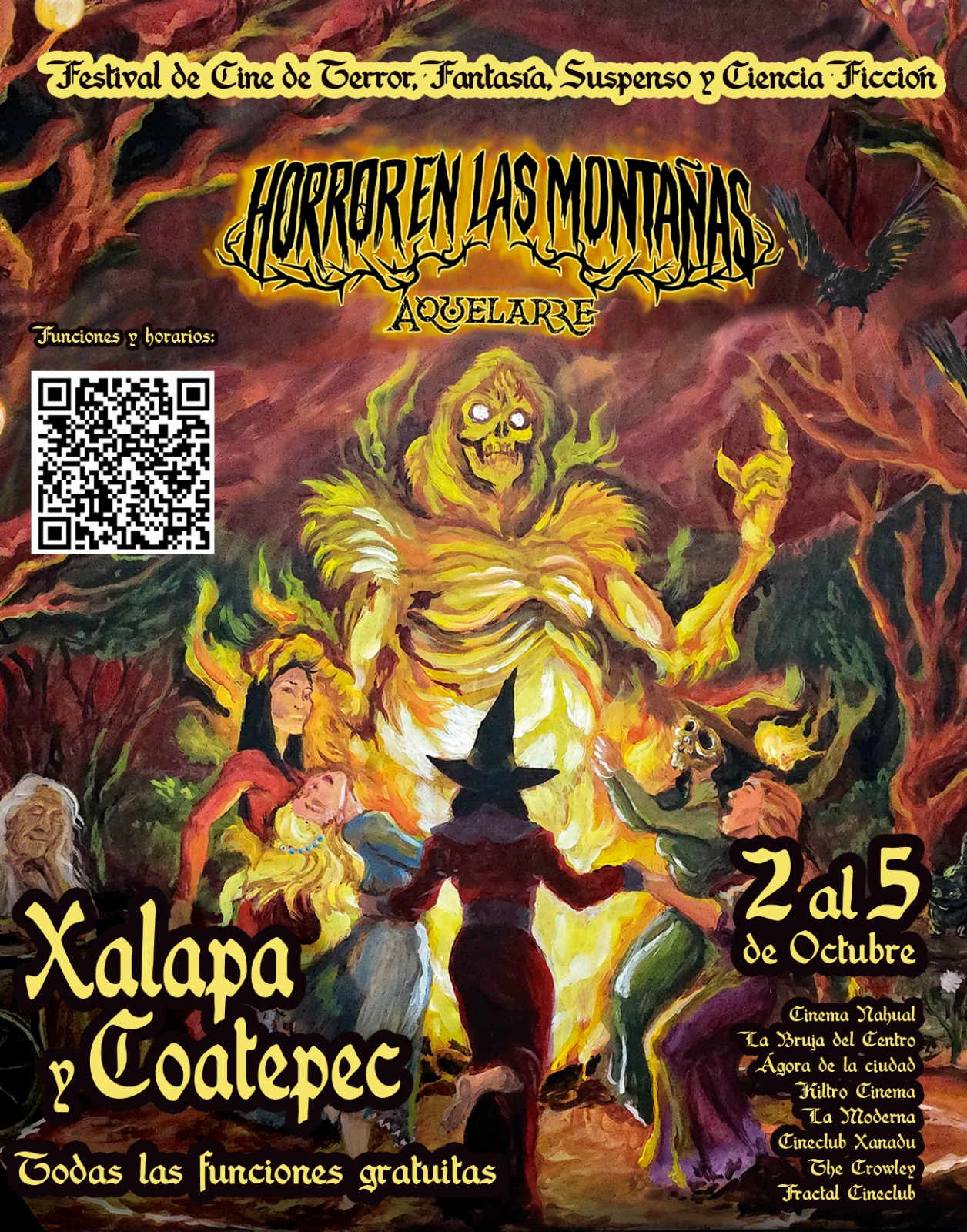 Festival Horror en las Montañas 2025: inicia el aquelarre del cine fantástico en Veracruz