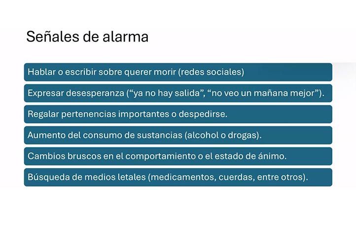 Detectar conductas suicidas es fundamental para la prevención