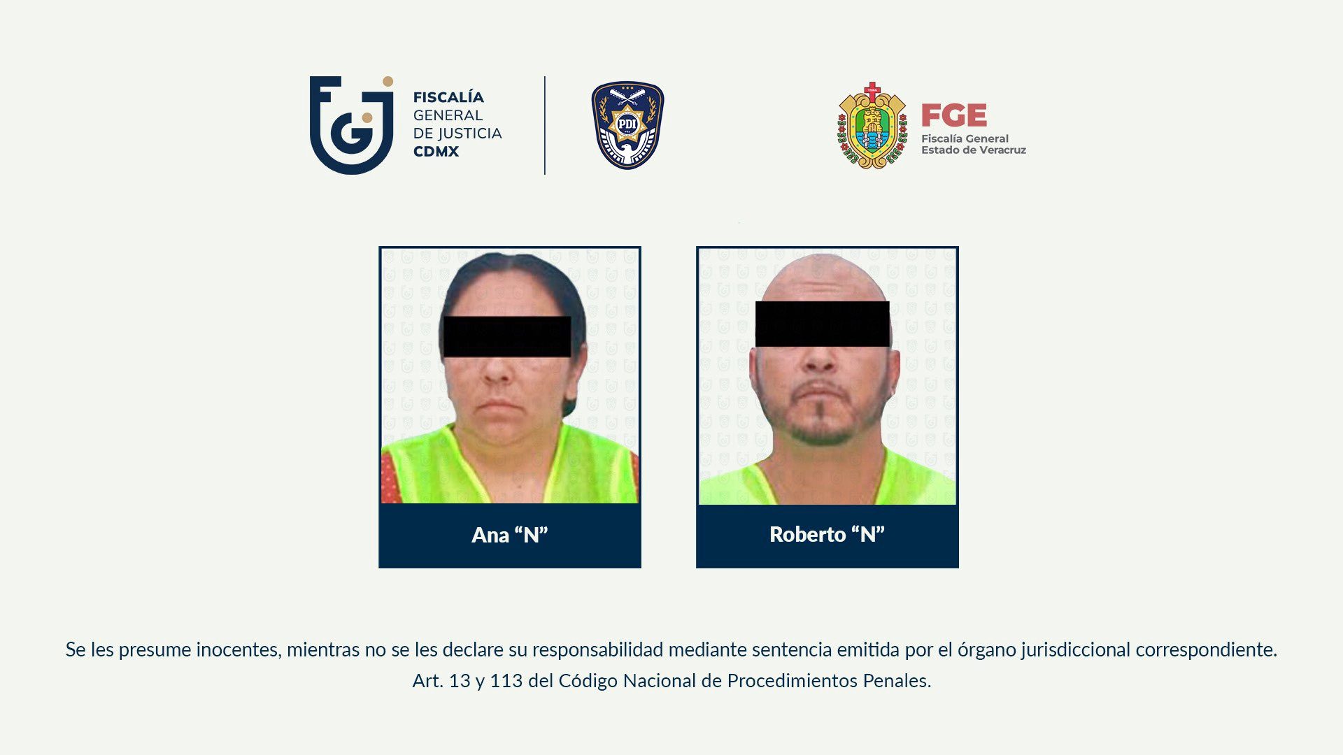 Detienen en Huatusco a dos presuntos feminicidas requeridos en CDMX