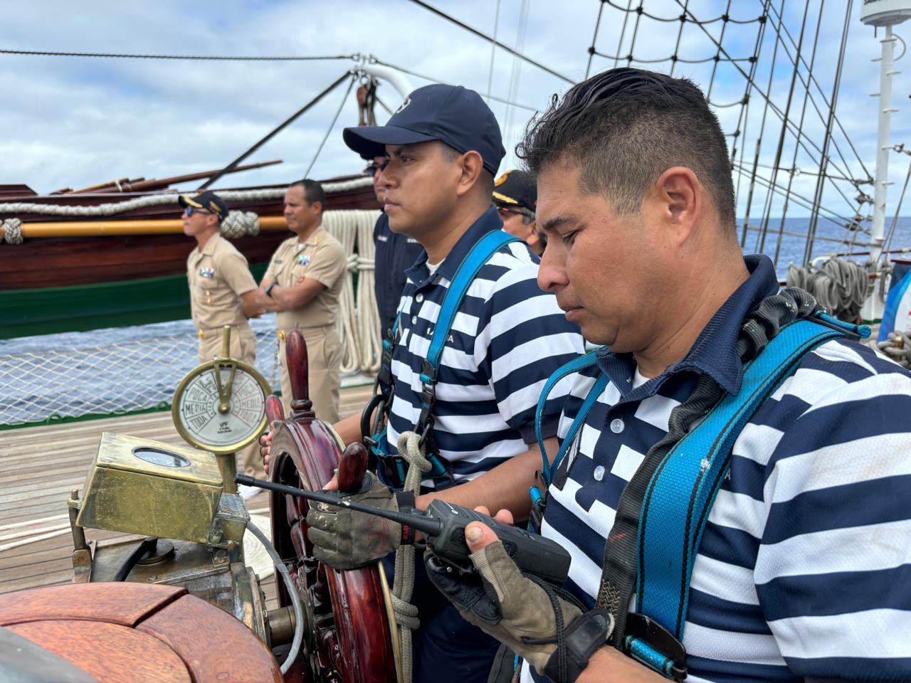 Avanza el buque escuela Cuauhtémoc en las pruebas de aceptación en la mar
