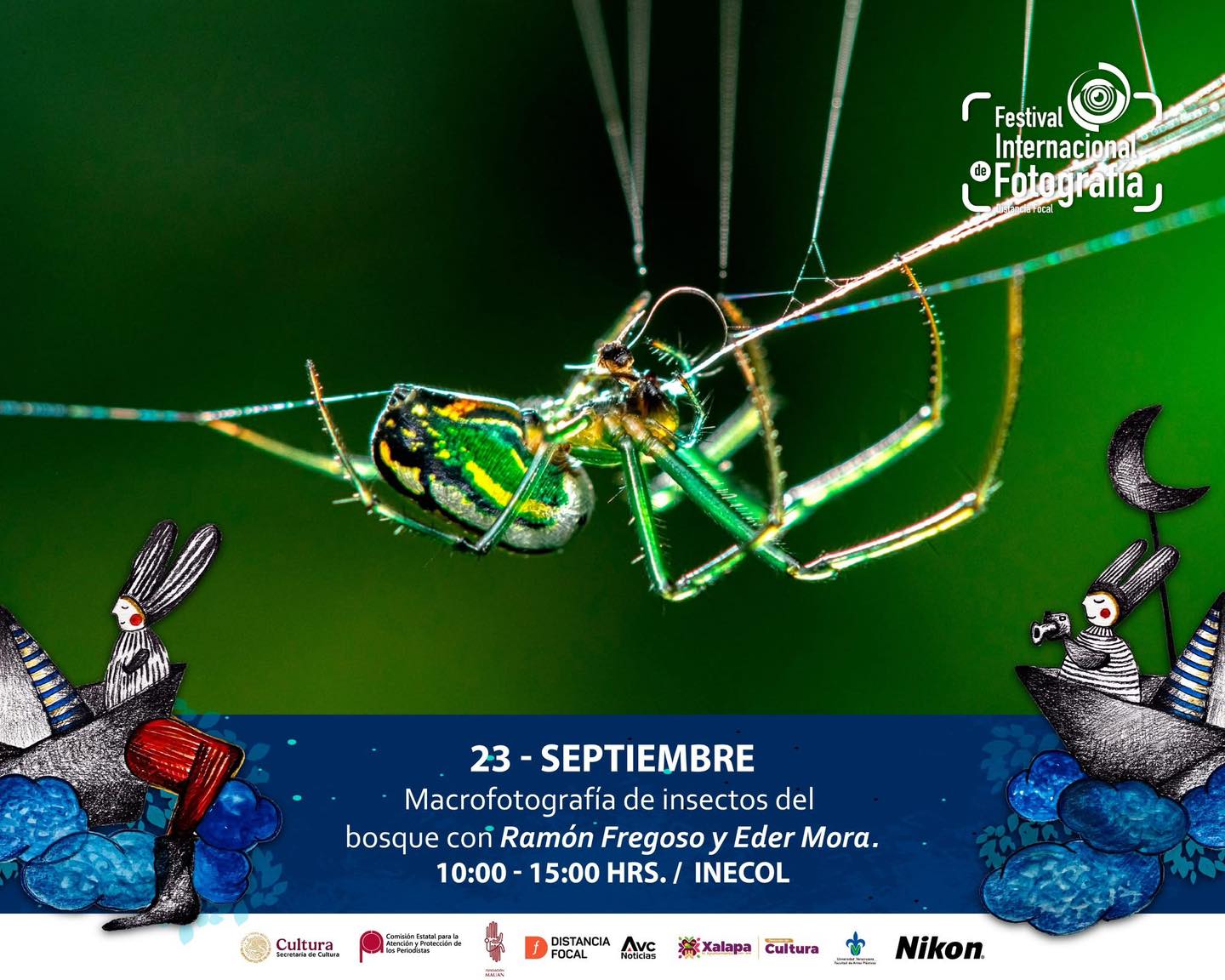 Taller de macrofotografía de insectos en el INECOL, dentro del Festival Distancia Focal