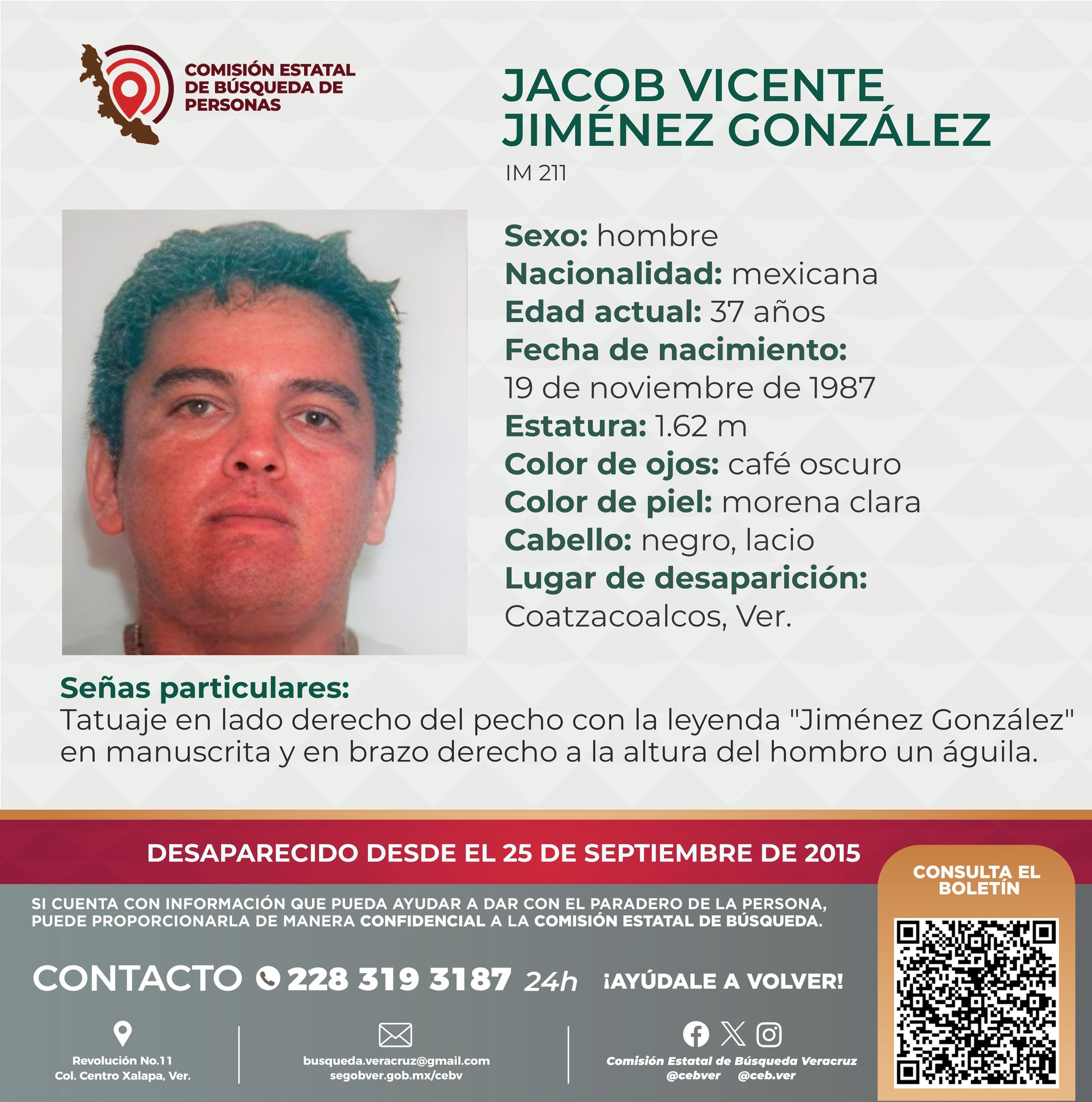 Una década sin Jacob Vicente Jiménez, familiares claman justicia a las autoridades