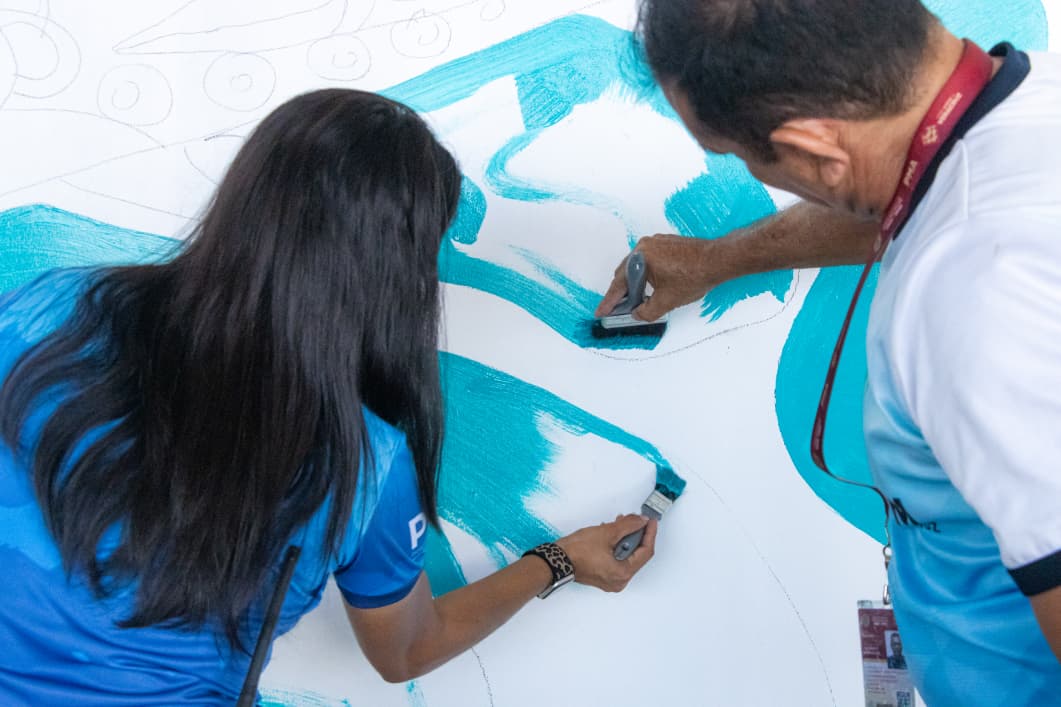 Arte y conservación se unen en el Aquarium del puerto de Veracruz para inspirar conciencia ambiental