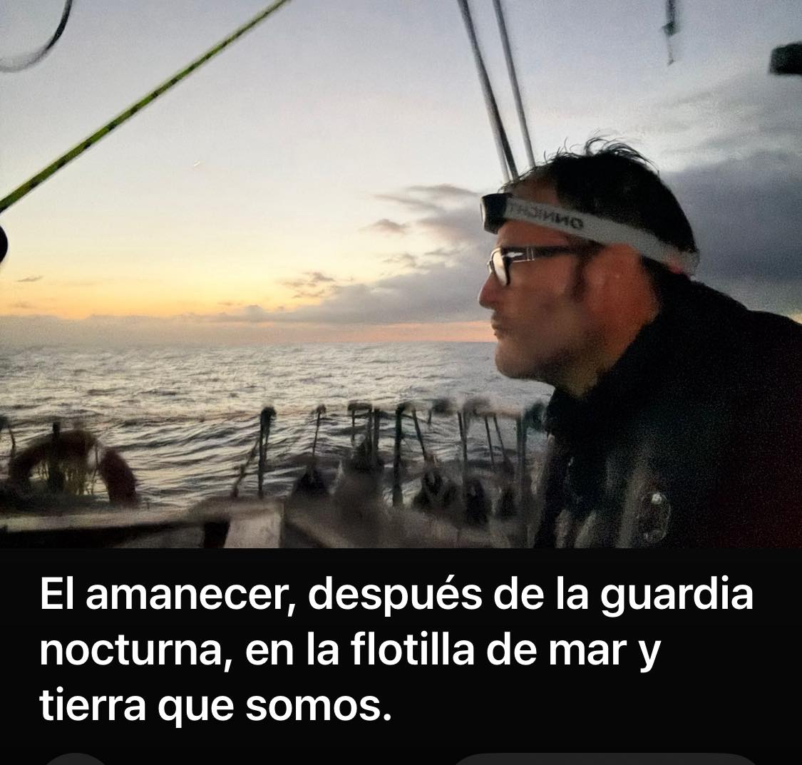 Ernesto Ledesma, periodista mexicano, detenido en Gaza