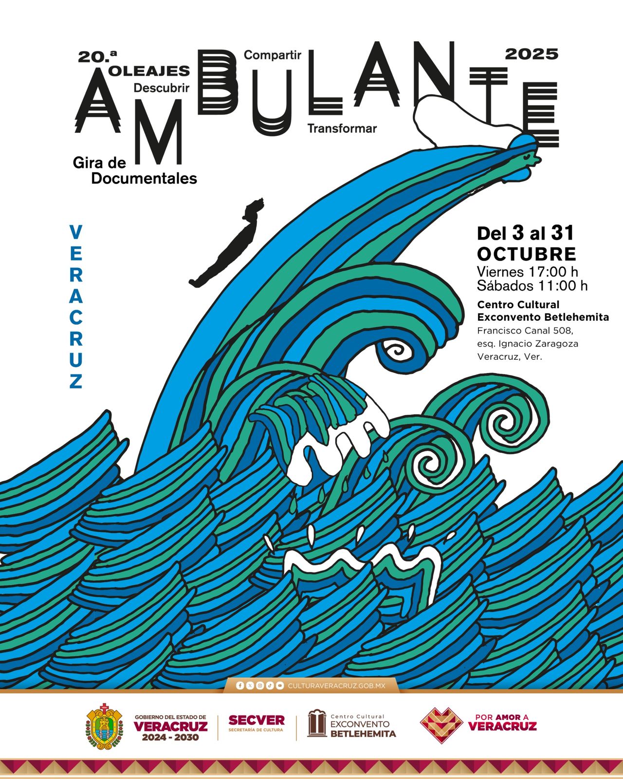 Ambulante Presenta llega al Exconvento Betlehemita con funciones gratuitas durante octubre